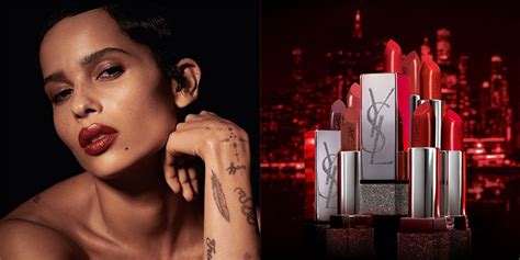 ysl collaboration|zoe kravitz satiny shade.